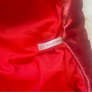 Fabletics Bold Red Satin Outerwear